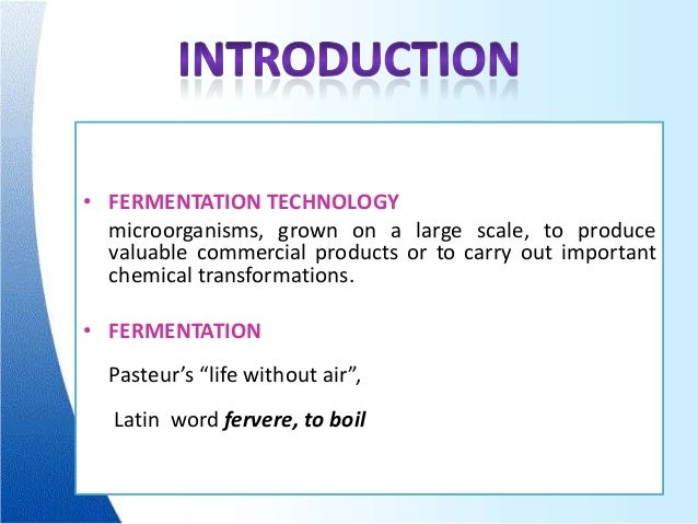 Fermentation Technology Pdf